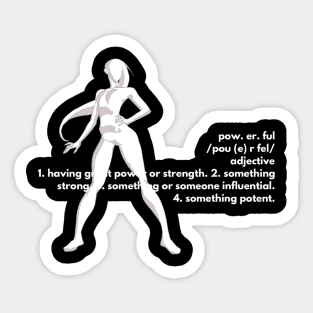 Powerful Woman Sticker